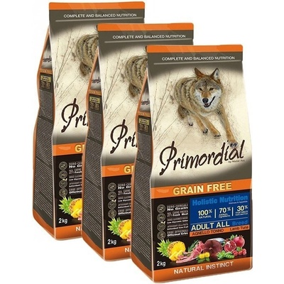 Primordial GF Adult Tuna Lamb 3 x 12 kg