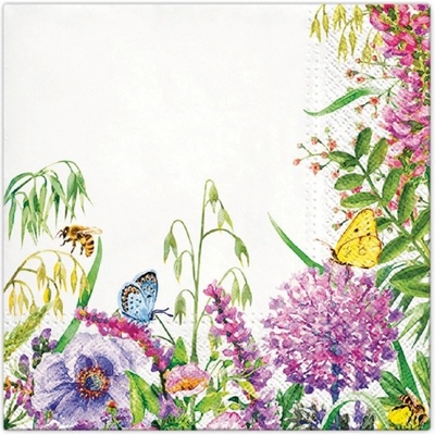 TaT servítky Wildflowers Frame 33x33cm