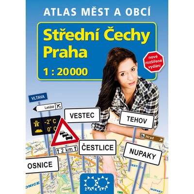 Střední Čechy a Praha 1:20t mapa Žaket – Hledejceny.cz
