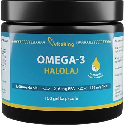 Vitaking Omega-3 1200 mg 160 Softgel kapslí