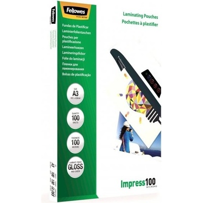 Laminovací fólie Fellowes A3 100 mic lesklé