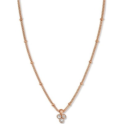 Rosefield Pozlátený náhrdelník s trojitým kryštálom Swarovski toccombo JTNTRG-J443