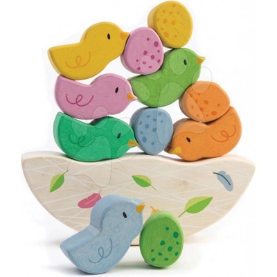 Tender Leaf Toys TL8457 Drevená hojdačka s vtáčikmi