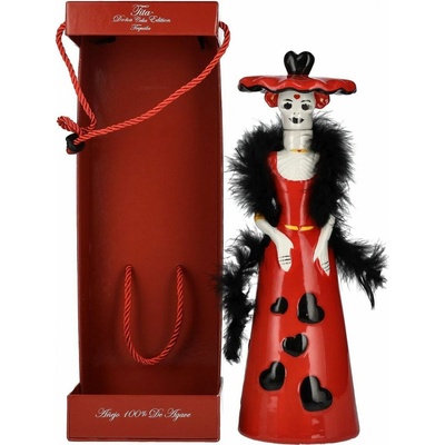 Casa Maestri Doña Celia Añejo 100% Agave tequila Catrina 40% 0,7 l (holá láhev)
