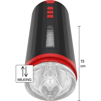 Hidden Desire Fusion X Milking Master vibrační masturbátor s funkcí honění