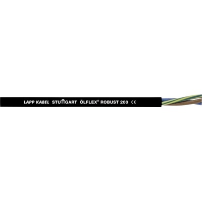 Lapp ÖLFLEX® ROBUST 200 21811/1 riadiaci kábel 3 G 2.5 mm² 1m čierna