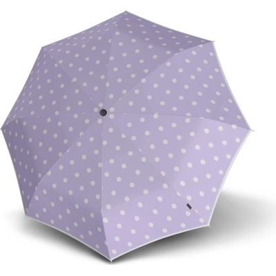 Knirps A.050 Medium dot art Lavender elegantný dámsky skladací dáždnik sv.fialový