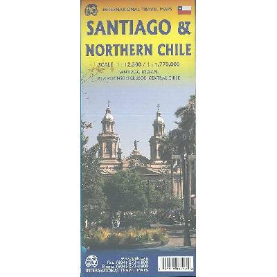 ITMB Publishing plán Santiago de Chile 1:12,5 t., Northern Chile 1:1 770 t. ITM