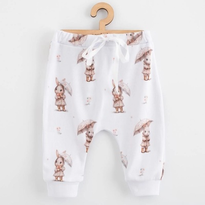 NEW BABY Dětské bavlněné tepláky jogger For Babies bunny – Hledejceny.cz