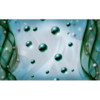 Preinterier FT2824 Fototapeta na stenu 3D gule – tyrkysové vlies 104cm x 70cm