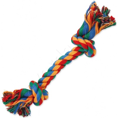 Dog Fantasy Uzel bavlněný barevný 2 knoty 20 cm