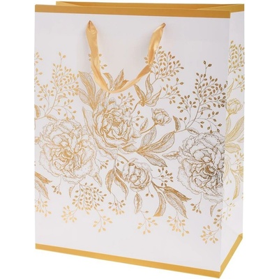 AGB1100105 TAŠKA darč. 26,5x33,5x13cm ROSE PEONIES