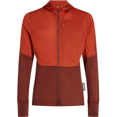 Icebreaker Merino Blend 200 RealFleece Descender LS Zip Hoodie Agate/Port/Cb