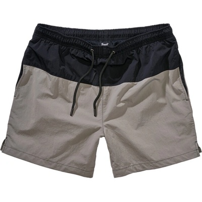 Brandit Swimshort Basic pánske plavky black/grey