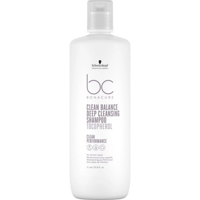 Schwarzkopf BC Bonacure Clean Balance Deep Cleansing Shampoo 1000 ml