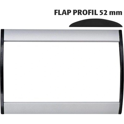 A-Z Reklama CZ Orientační nástěnná tabulka 52 × 100 mm - Flap Profil – kód UDS520NA10