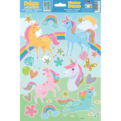 TempusCreative dekorace okenní GGW 230005 unicorns 492221