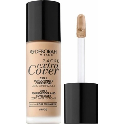Deborah Milano vysoce krycí make-up 24ore Extra Cover 00 Ivory 30 ml