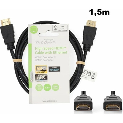 Nedis CVGL34060BK15