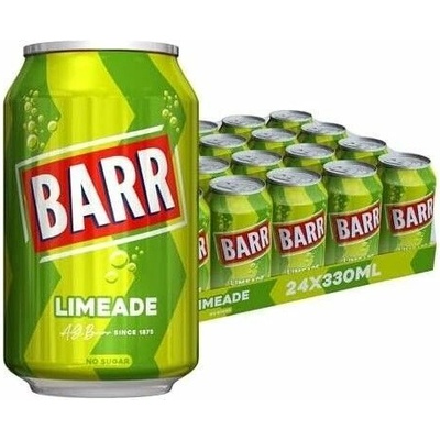 Barr sycený nápoj s příchutí citronové limonády 24 x 330 ml