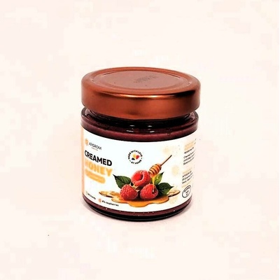 Med krémový s malinami, 280 g