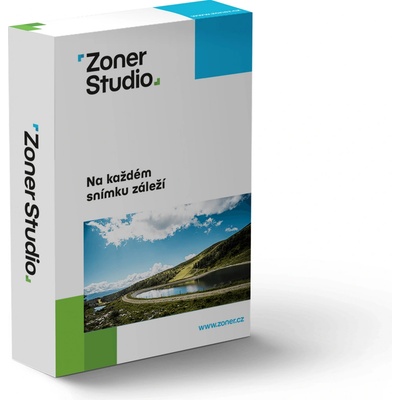 Zoner Studio na 1 rok pro 1 uživatele