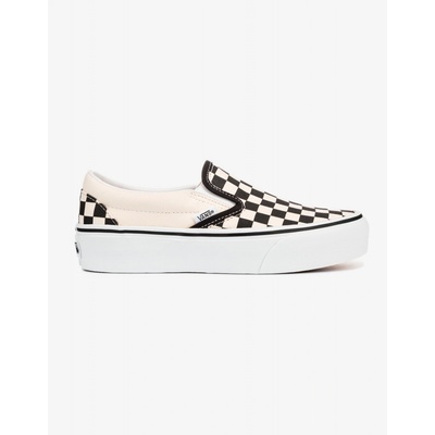 Vans Classic Slip-On Platform black & white checkerboard / white