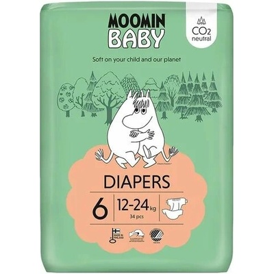 Muumi Baby 6 Maxi 12–24 kg 34 ks
