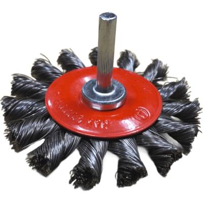 vrkôčiková oceľová kefa na vŕtačky 85 mm DWT SB-75 KD