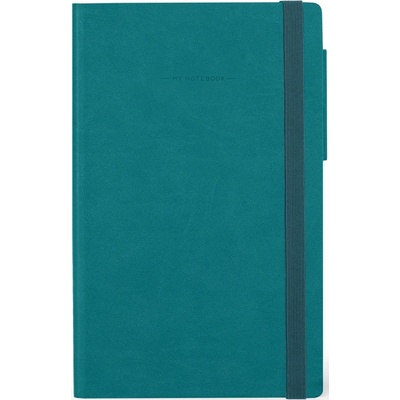 Legami Lined Notebook My Notebook Medium Malachite Green