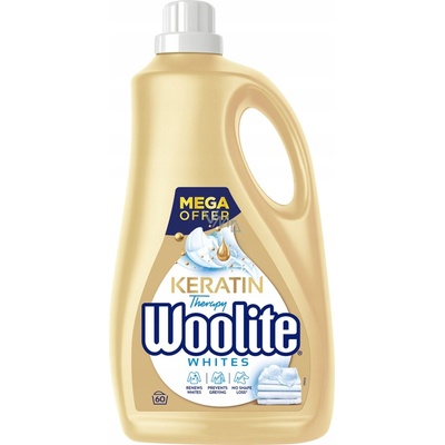 Woolite White prací gel na bílé prádlo s keratinem 3,6 l 60 PD