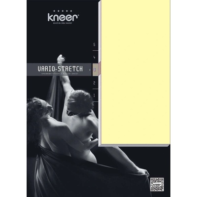 KNEER Prostěradlo VARIO creme 200x200x30