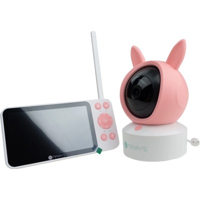 Eco Light Mary'S Nania elektronická kamera 2v1 Rabbit pink Wifi TUYA