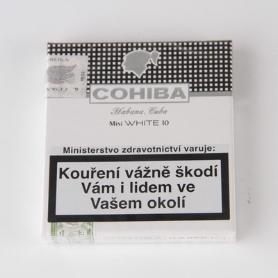 Cohiba Mini White 10 ks