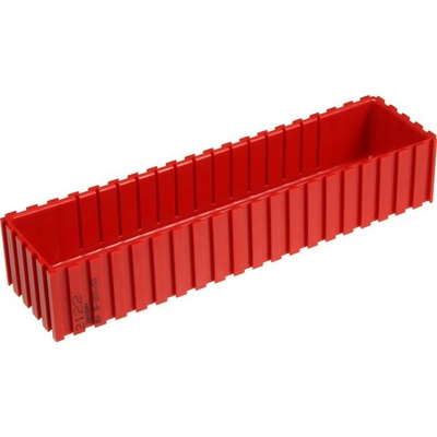 Pokorný Dačice Plastová krabička typ 2122 35 x 202 x 52 mm červená RAL 3020
