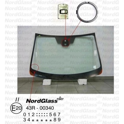 NordGlass Čelní sklo - zelené - senzor [01/07-] ASNG 6044AGSMV1P