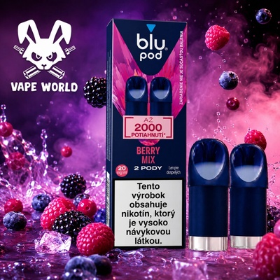 Blu Bar Pod cartridge Berry Mix 2 x 2 ml 20 mg