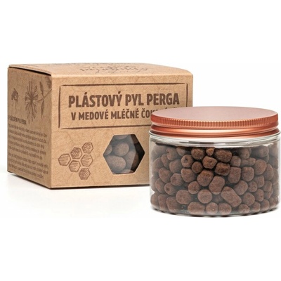Včelí produkty Kolínek Plástový pyl perga v medové mléčné čokoládě s kakaovým pudrem 100 g