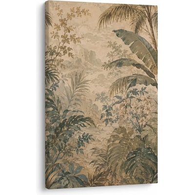 Dovido Obraz palmová oáza s květy - 80x120