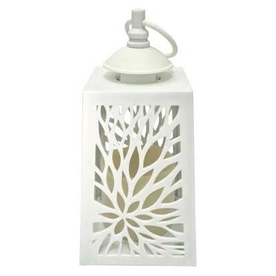 Lampáš: dekoratívny, s LED svetlom - biely - 255185