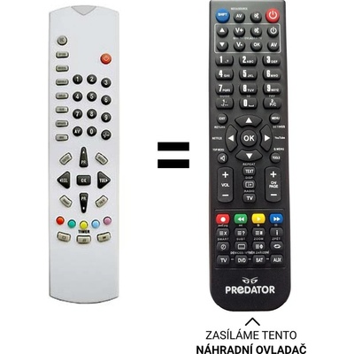 Dálkový ovladač Predátor ECG, Predátor Beko Y96187R-2 – Hledejceny.cz