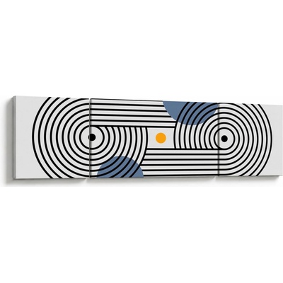 Obraz - Minimalistická abstrakce N⁰3, třídílný 170x50 cm