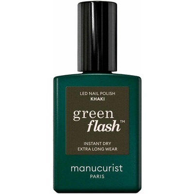 ANNY MANUCURIST_Green Flash LED gelový lak na nehty khaki 15ml