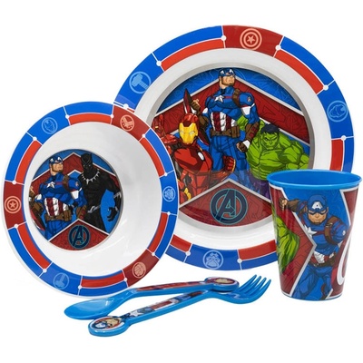 STOR Jídelní sada Avengers Army 5 ks