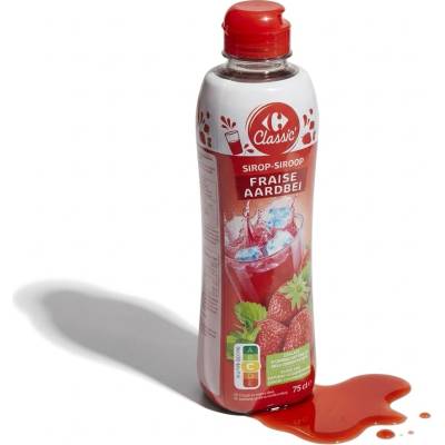 Carrefour Original Jahodový sirup 750 ml