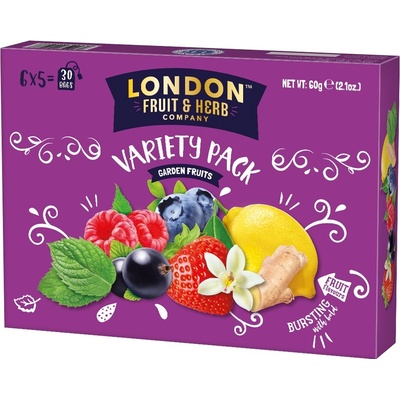 London Fruit čaj Garden Fruit pack Čajový box Zahradní plody 30 ks