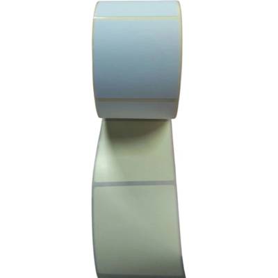 Termo Etiketa 60 mm x 60 mm, Thermo eco, Biela, Dutinka 40 mm, 750 ks/kotúč, Permanentné lepidlo, Priemer kotúča 100 mm