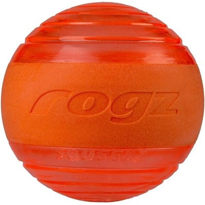 Rogz Squeekz loptička oranžová 6,4 cm