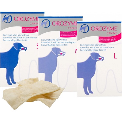 Orozyme Oradental L - Dentálne žuvacie plátky s kolagénom - 141 g