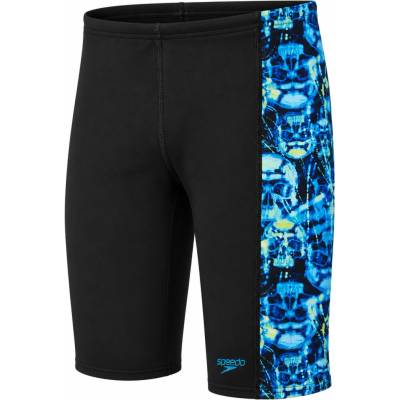 Speedo Print Panel Jammer Junior Anthracite/Hyper Teal